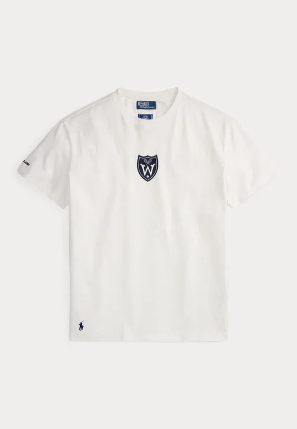 Футболка с принтом Polo Ralph Lauren, белый — фото 4