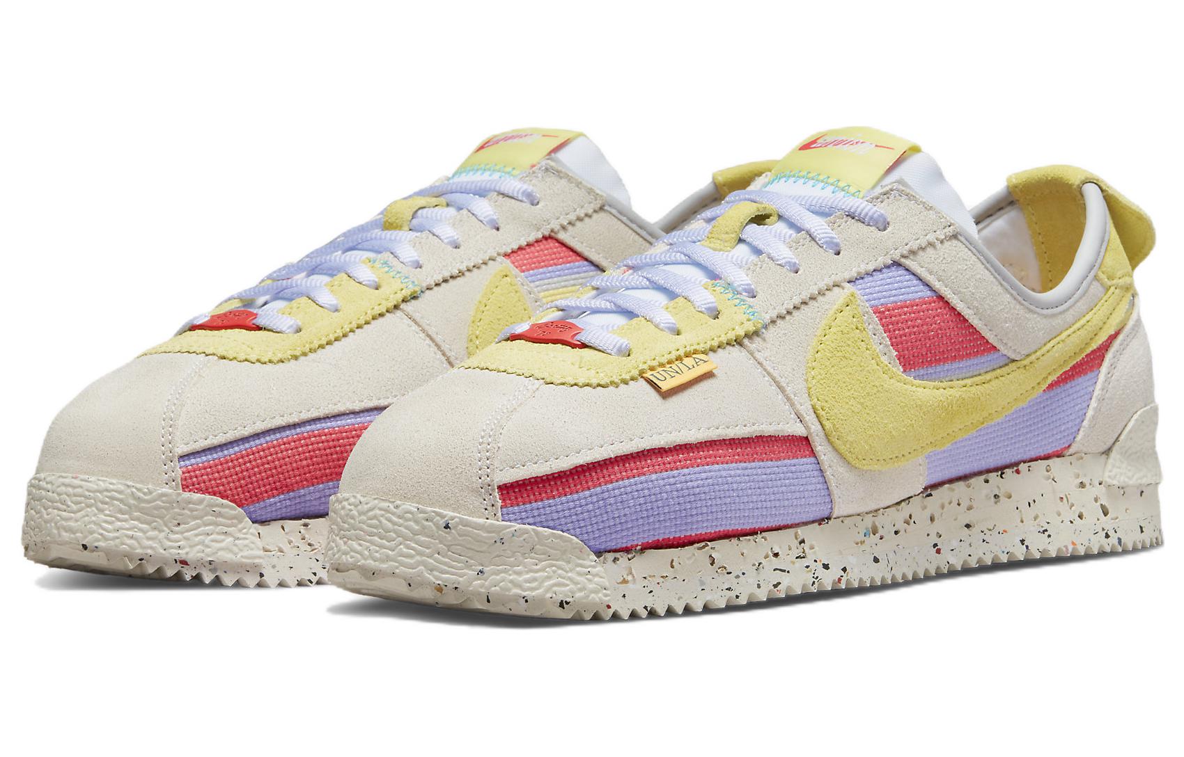 Кроссовки Nike Cortez SP Union LA, светло-бежевый/желтый — фото 3