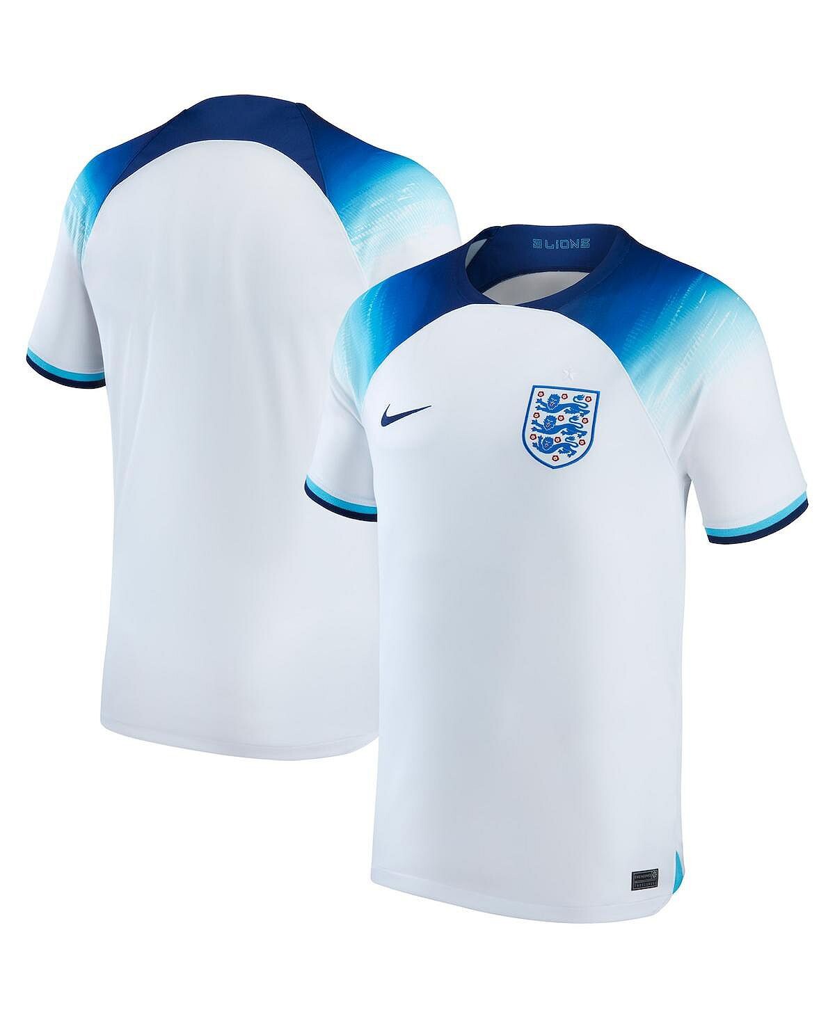 

Женская белая национальная сборная англии 2022/23 home breathe stadium replica blank jersey Nike, белый