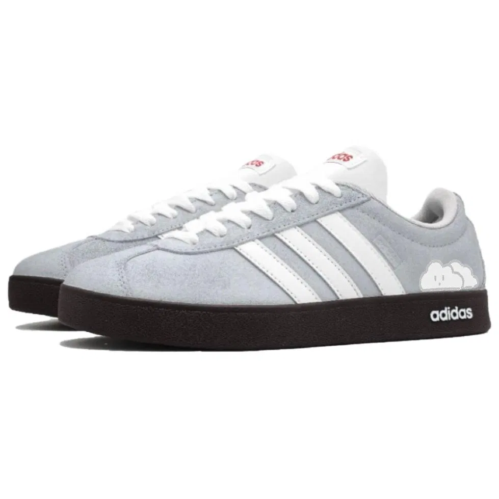 Детские кроссовки German Army Trainers с замшевым верхом Adidas, Gray & Brown White — фото 4