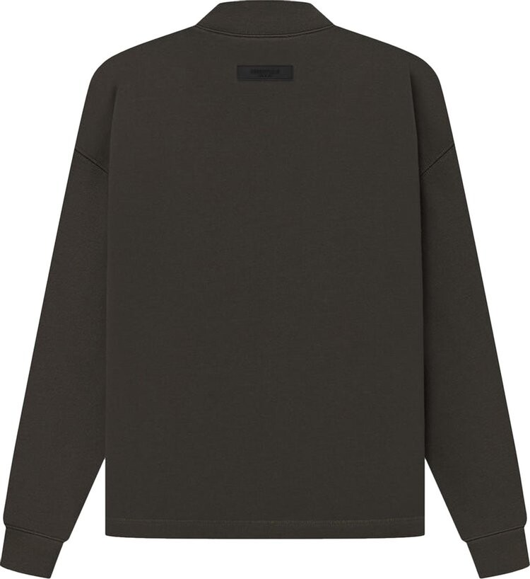 Толстовка Fear of God Essentials Relaxed Crewneck 'Off Black', черный — фото 3