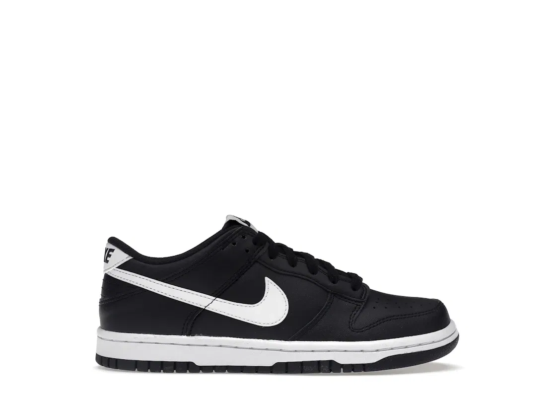 Детские кроссовки с принтом Nike Dunk Low Nike, Black/White/Black/White