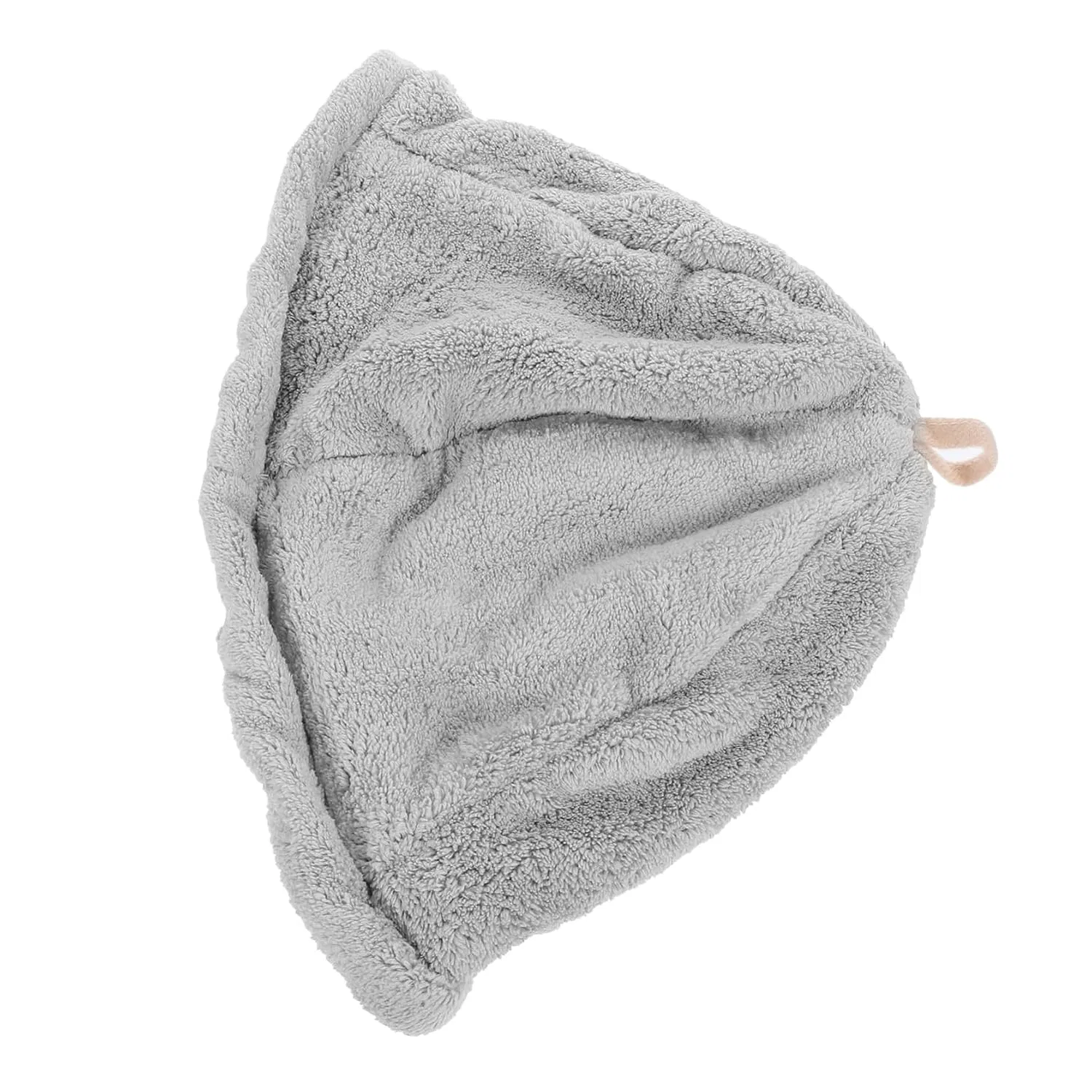 Шапочка для душа Minkissy из флиса, 5 шт, 32x25x2 см, Серый — фото 2
