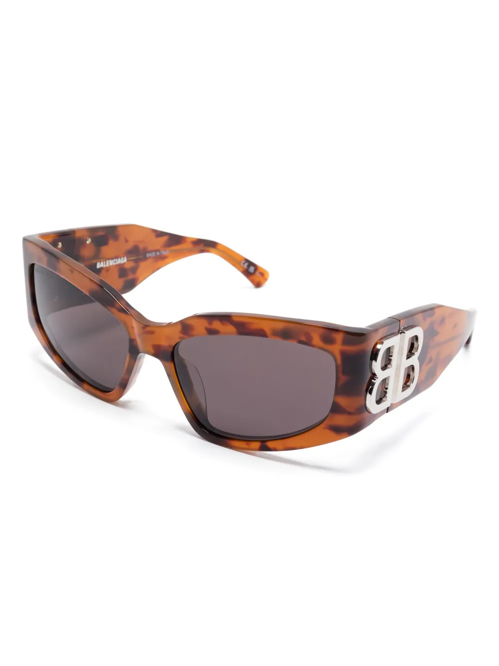 Солнцезащитные очки Bossy Cat Balenciaga Eyewear, коричневый — фото 2