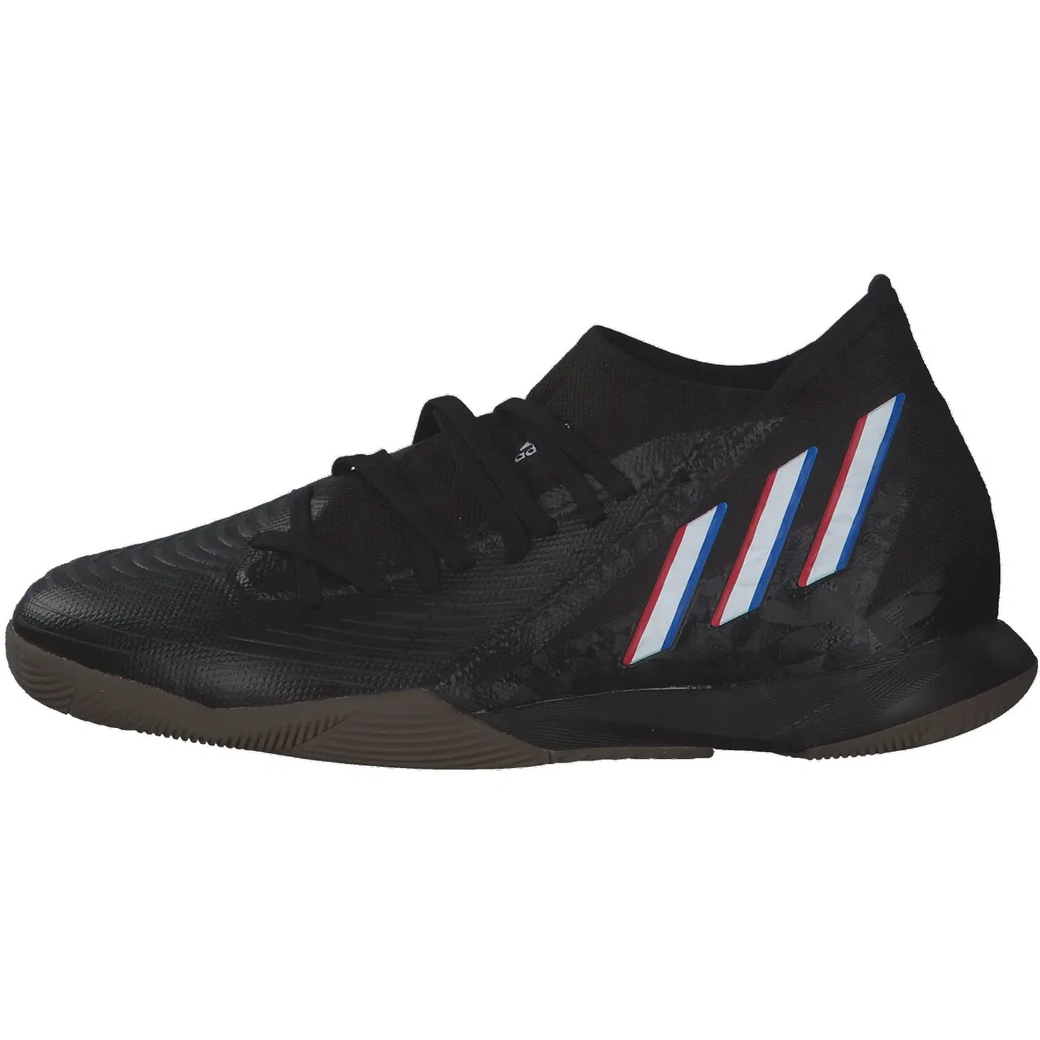 Детские футбольные бутсы для мальчиков с синтетическим верхом Predator Edge.3 in Adidas, Core Black Ftwr White Vivid Red — фото 2