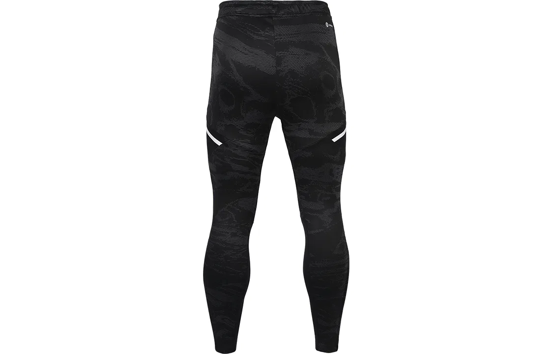 Мужские трикотажные спортивные штаны с утеплением Carbon Black Adidas, Carbon Black — фото 2