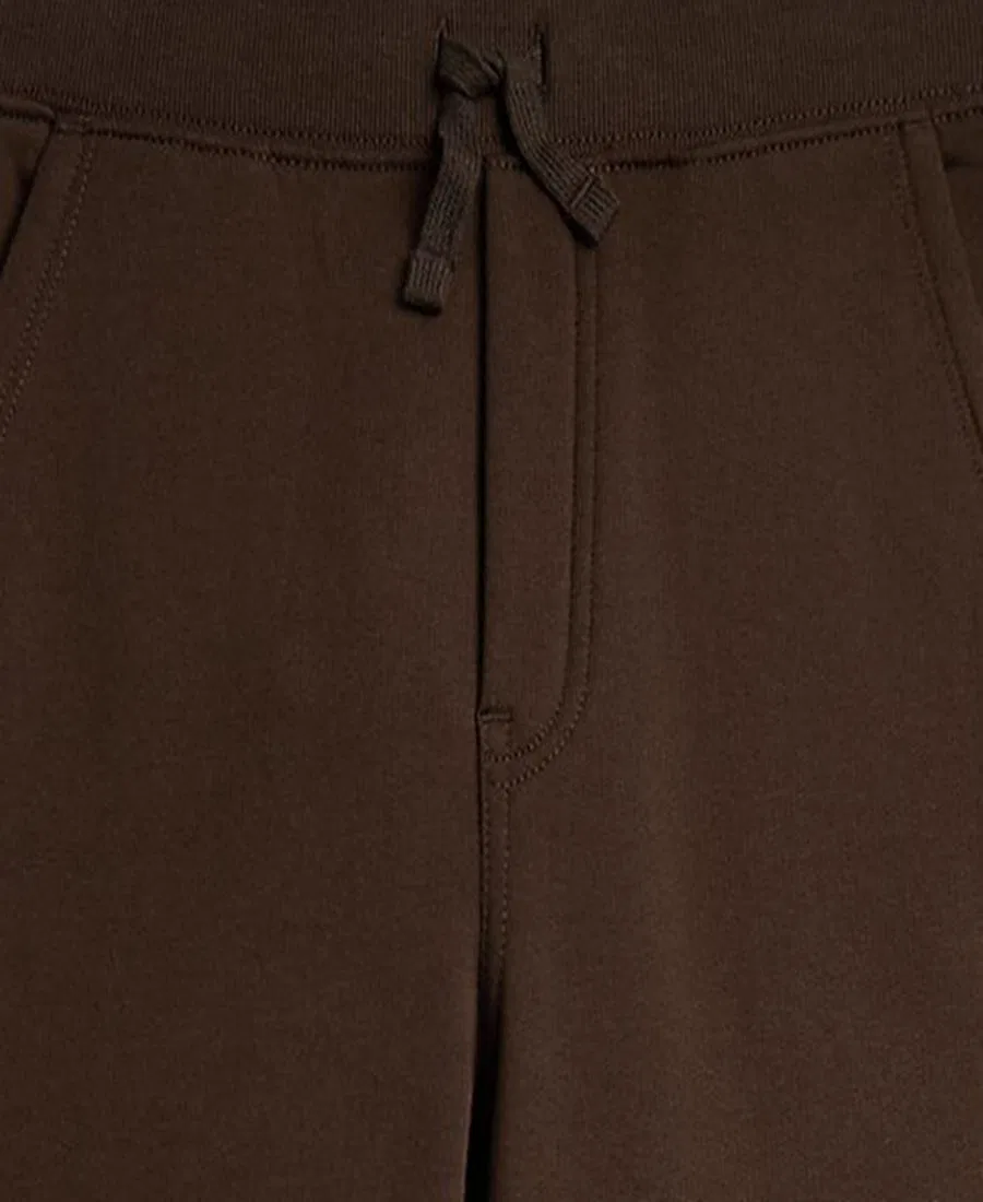 Детские спортивные брюки из флиса с завязками, модель Fleece Jogger Polo Ralph Lauren, Nutmeg Brown — фото 3