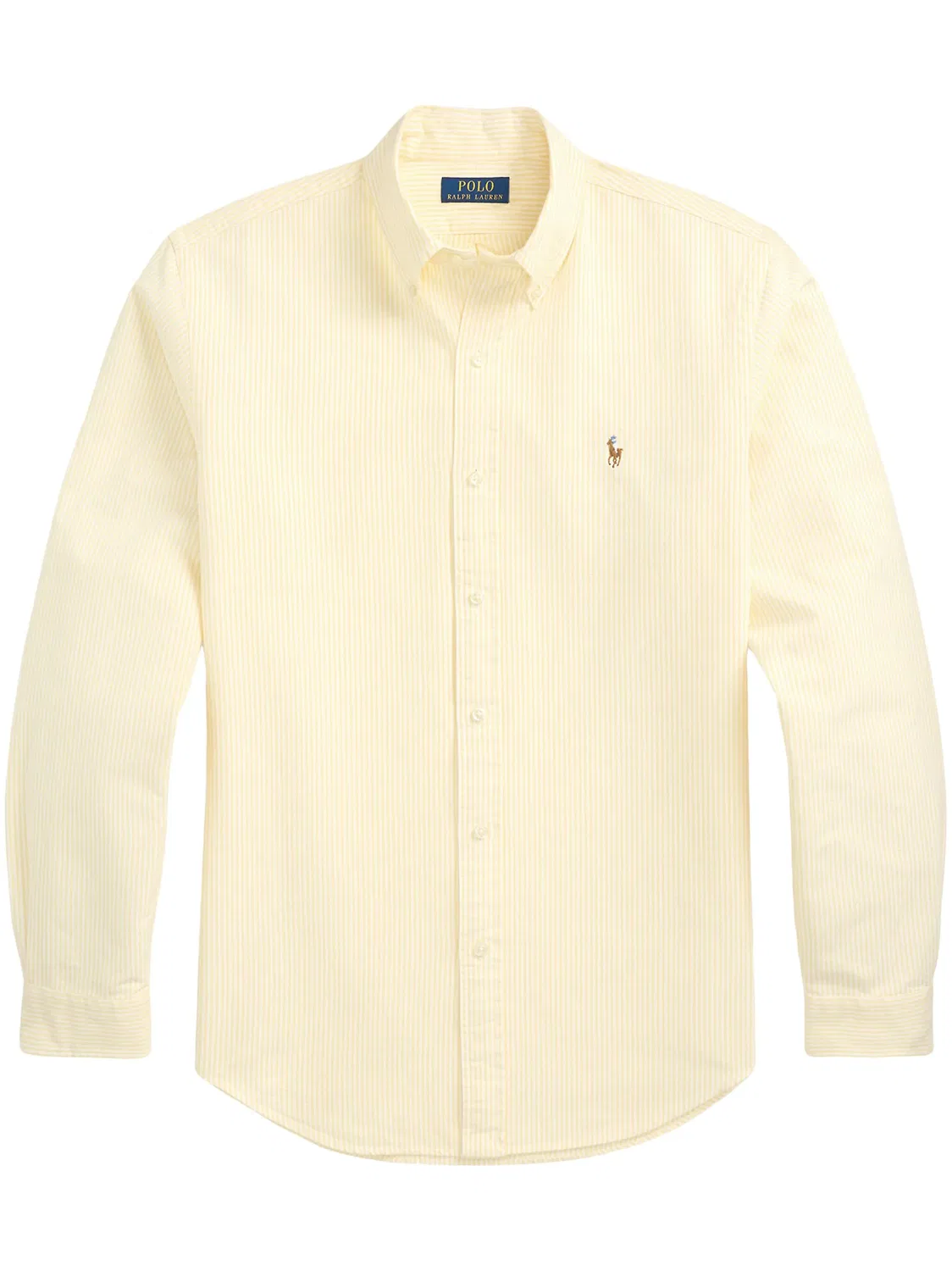 Хлопковая рубашка Polo Ralph Lauren, нейтральный