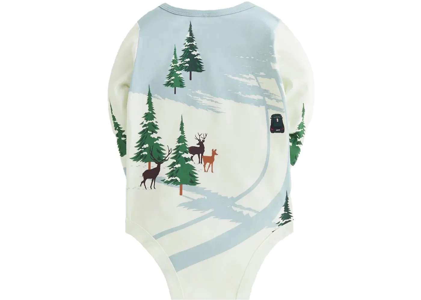 Детский боди-комбинезон с длинным рукавом Kithmas Baby Day Kith, Chalk — фото 2