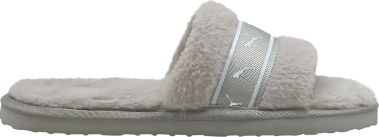 

Сандалии Puma Fluff Remix Slide Jr Nimbus Cloud, серый