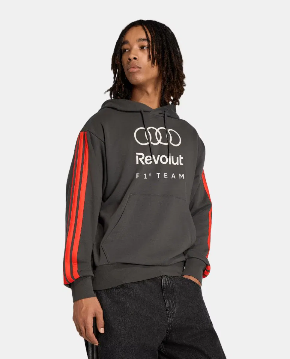Мужская футболка, Audi F1 2026 DNA, adidas, черный — фото 4