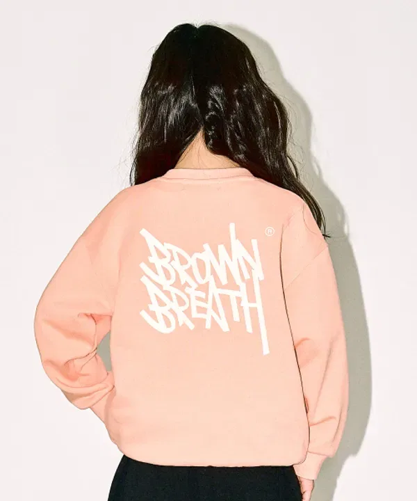 Свитшот детский с логотипом, Brownbreath Kids, оранжевый