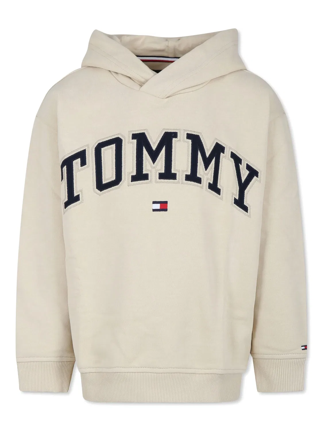 Худи с вышитым логотипом Tommy Hilfiger, светло-бежевый