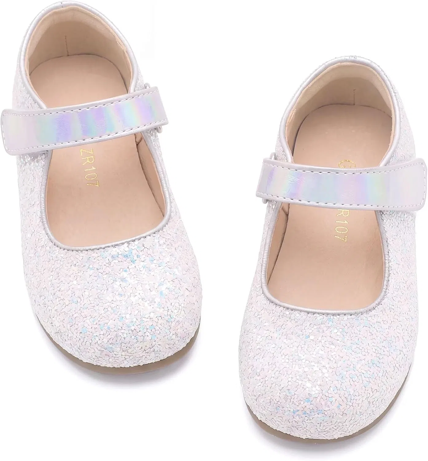 Детские туфли Мэри Джейн для девочек Flower Girl Dress Shoes Mary Janes Flat Nedaan, Rainbow
