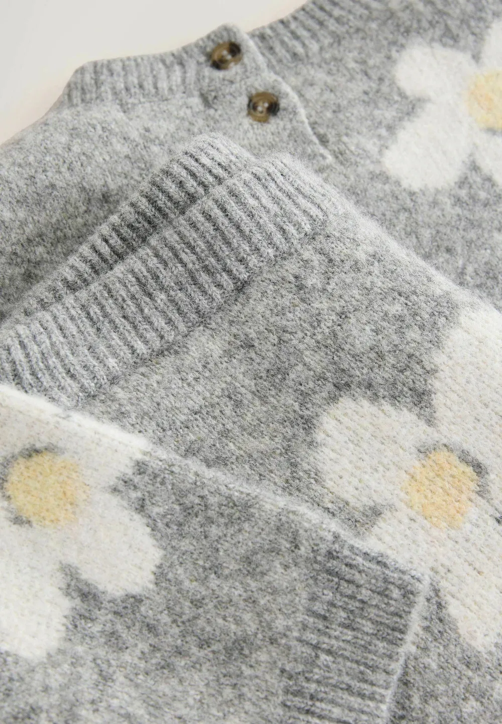 Комплект из джемпера и брюк стандартного кроя Next, Grey Daisy — фото 3