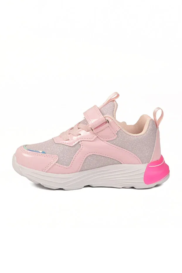 Детские спортивные кроссовки для девочек с липучкой Marco Kids, Pink — фото 4