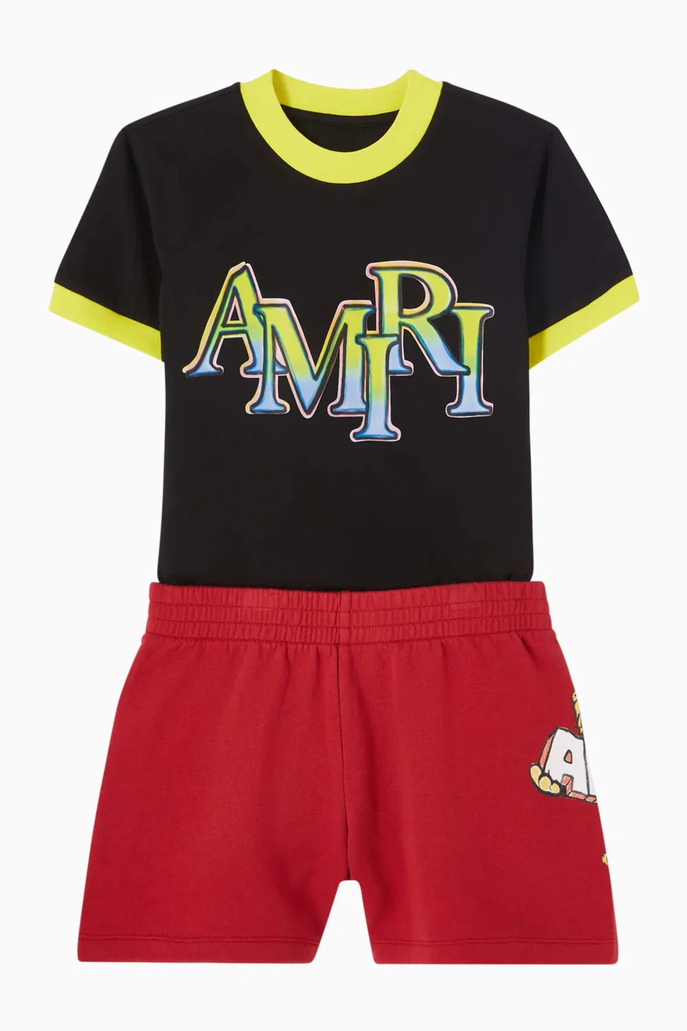 Футболка с принтом Staggered Ringer Amiri — фото 2