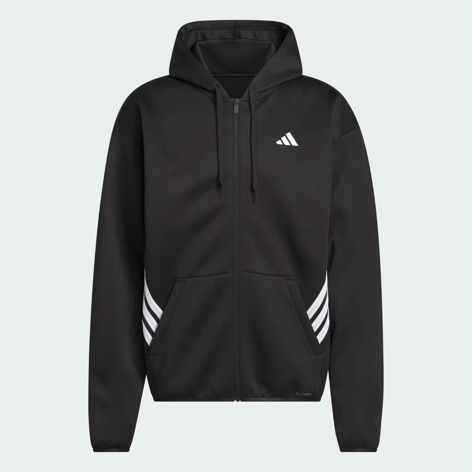 Мужское худи на молнии с технологией Climawarm Crazy Warm Adidas Performance, черный/белый — фото 4