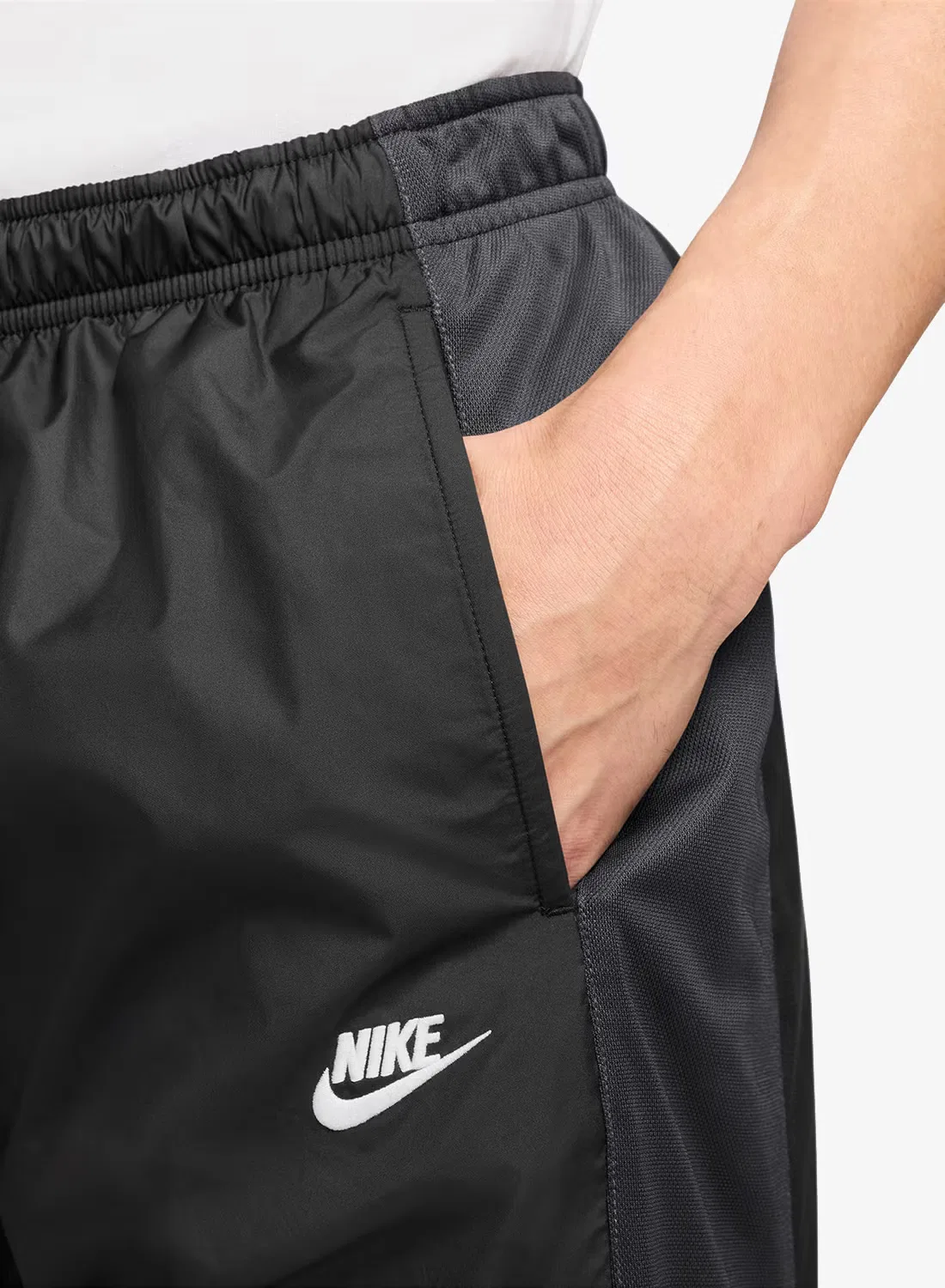 Штаны спортивные легкие Nike, черный — фото 3