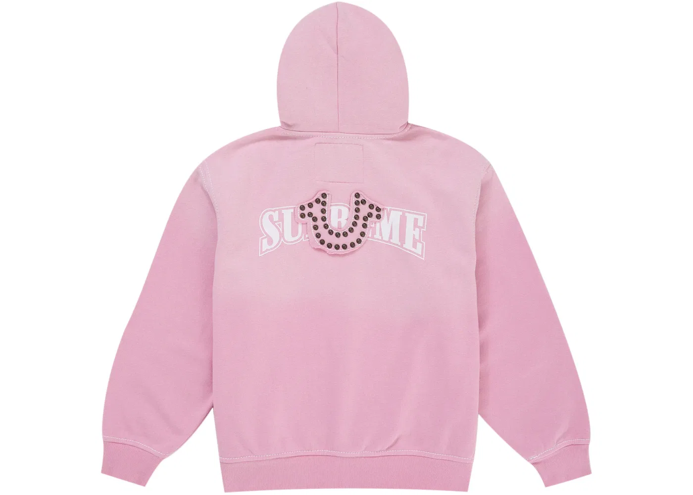 Мужская худи на молнии с капюшоном FW25 Supreme, Pink — фото 2