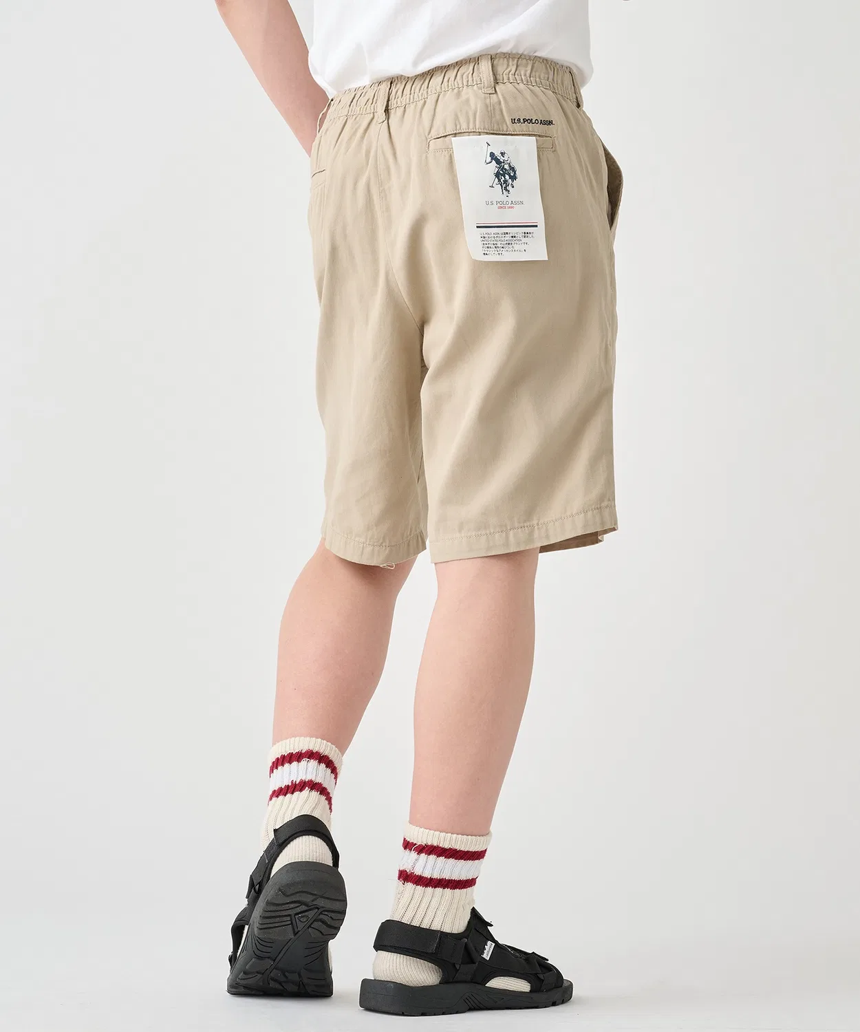 Мужские шорты чинос с длиной выше колена U.S. POLO ASSN., Navy — фото 4