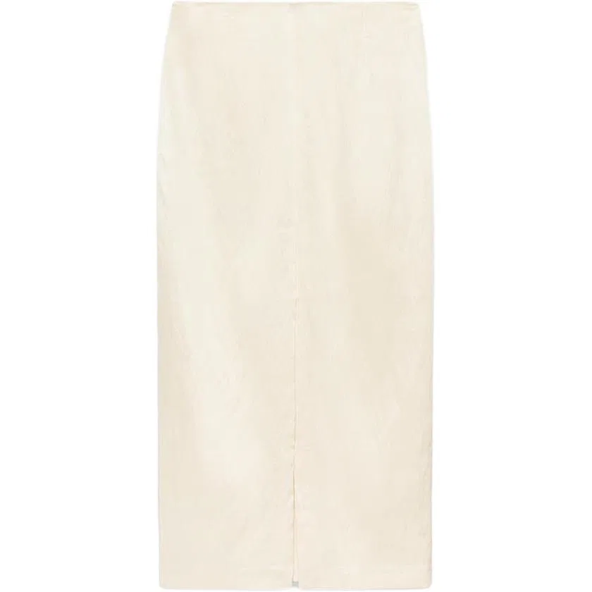 Женская повседневная длинная юбка Casual Long Skirts, ZARA, Beige — фото 3