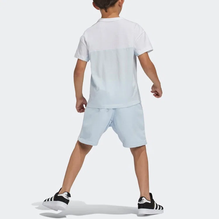 Детский спортивный комплект Adidas Originals Letter Moderate, Light Sky Blue — фото 4