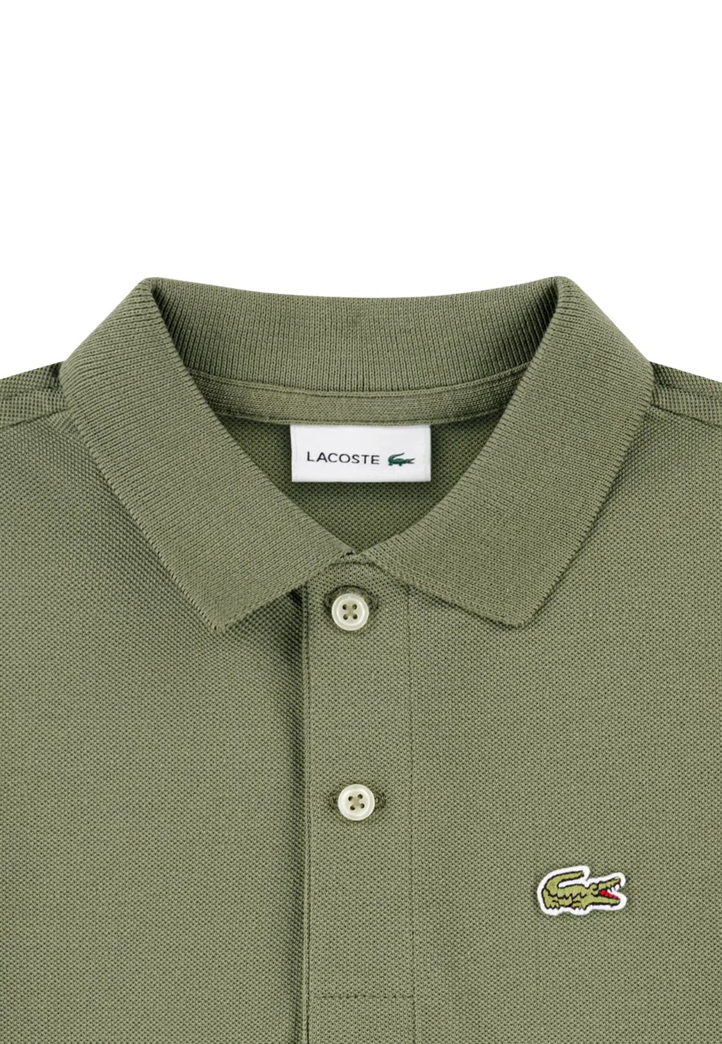 Поло детское зеленый Lacoste — фото 3