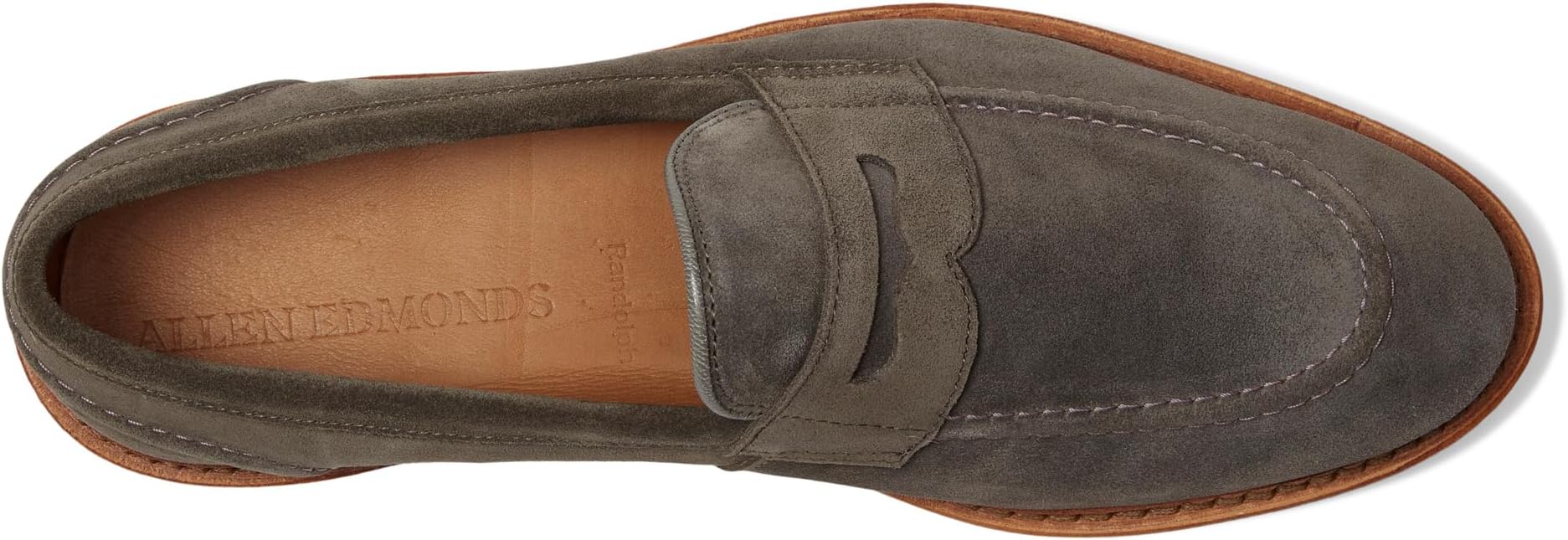 Лоферы Allen Edmonds Rand Verse Loafer/Moc Shoes, цвет Dark Grey — фото 2