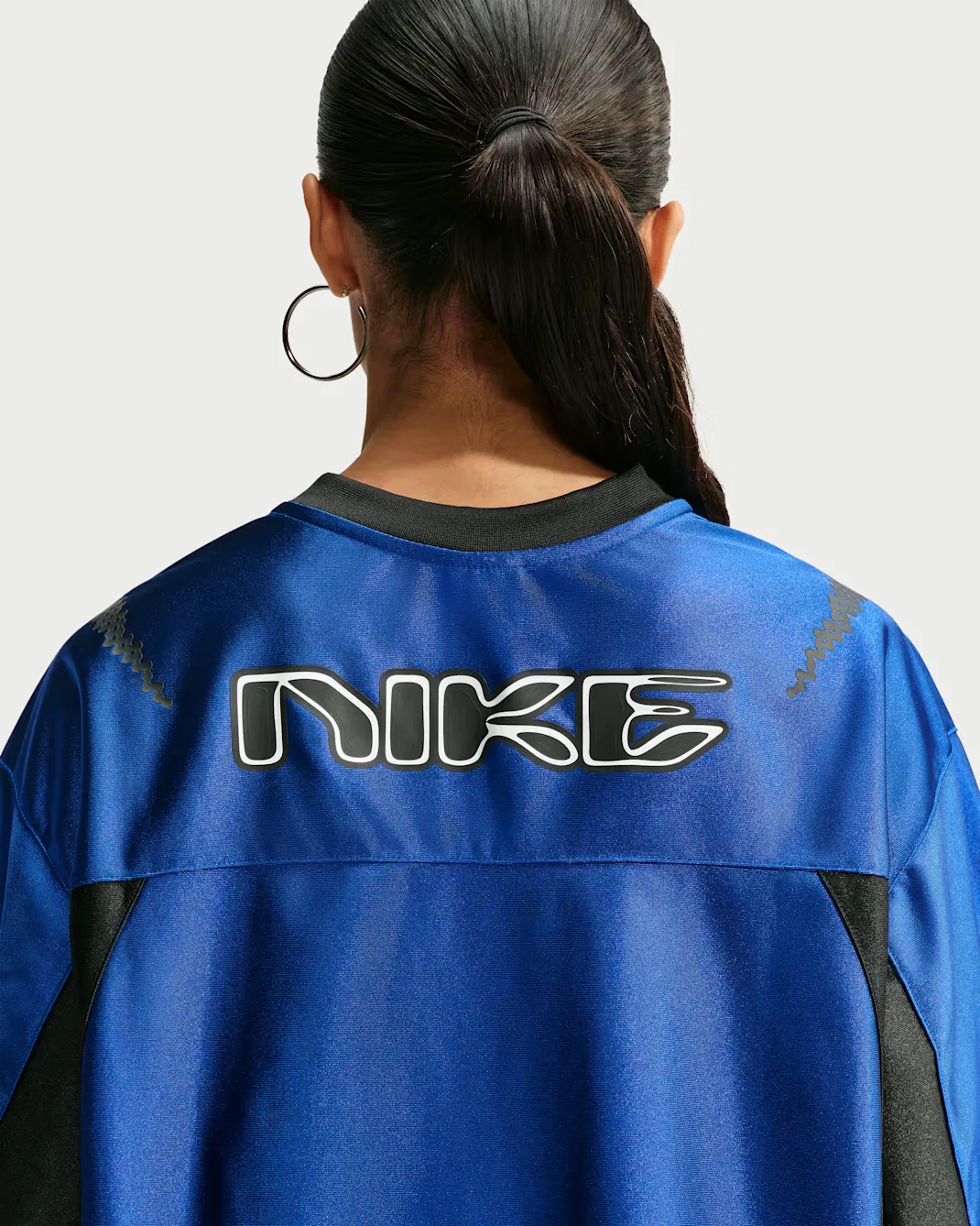 Женская футболка оверсайз Nike Sportswear, Old Royal/Black/Black/Black — фото 2