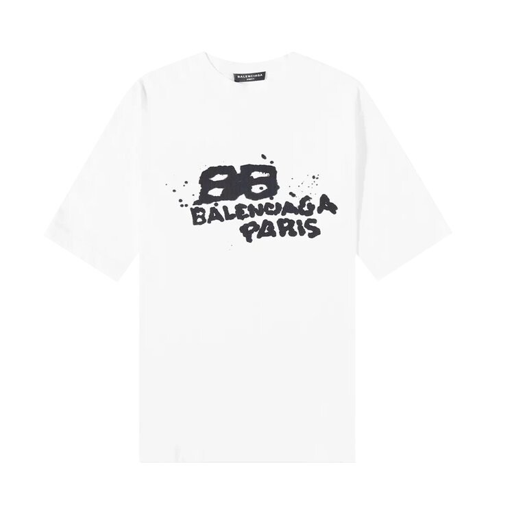 

Футболка Balenciaga Medium Fit T-Shirt 'White', белый