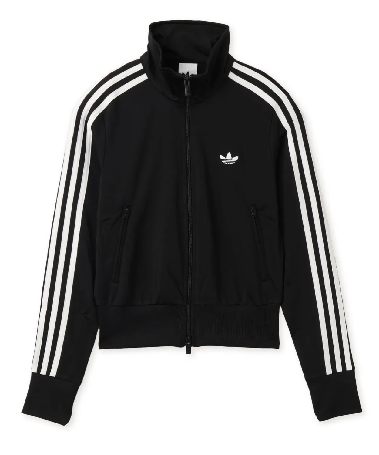 Женский топ-трак с молнией Firebird Classic Track Top Adidas, Черный — фото 4
