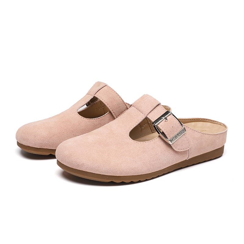 ZHR Закрытые тапочки женские розовые, цвет Pink