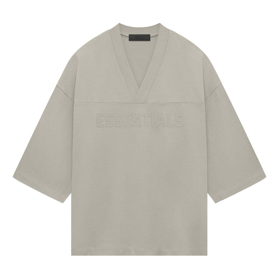 

Футболка Fear of God Essentials SS24 Heavy Jersey Football T-shirt 'Seal', серый