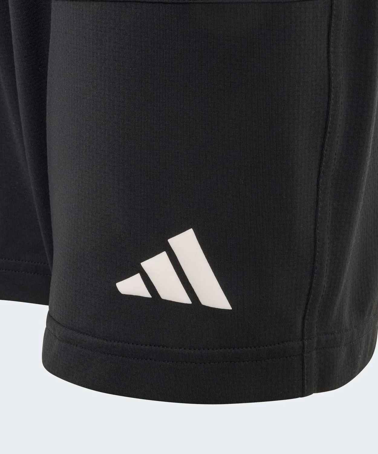 Детские шорты с брендовым логотипом Adidas, Черный — фото 3