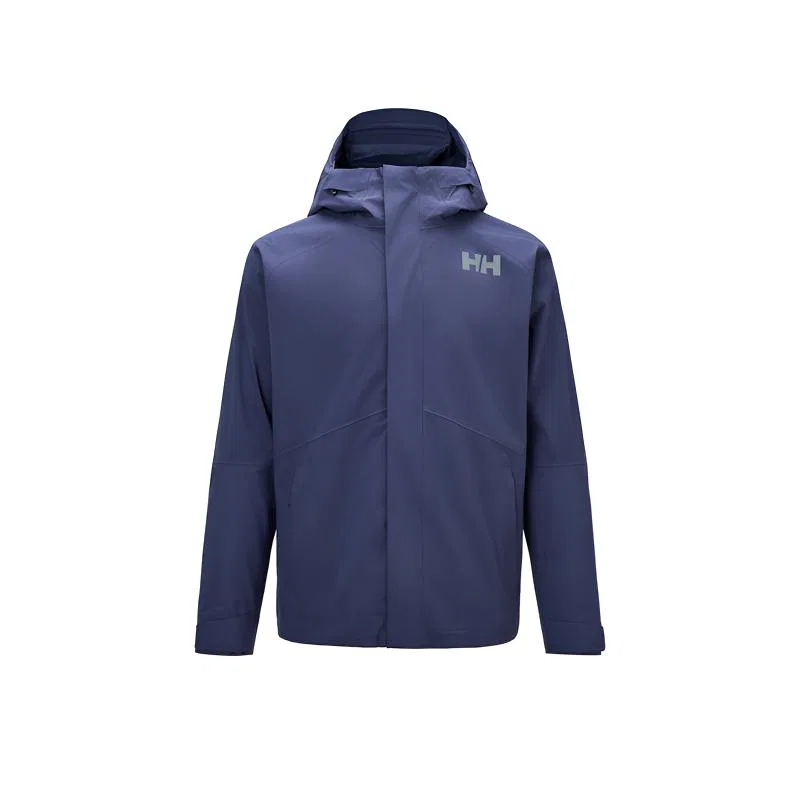 Детская ветровка с капюшоном, прямой крой, Windbreaker Jackets, HELLY HANSEN, Ink Blue