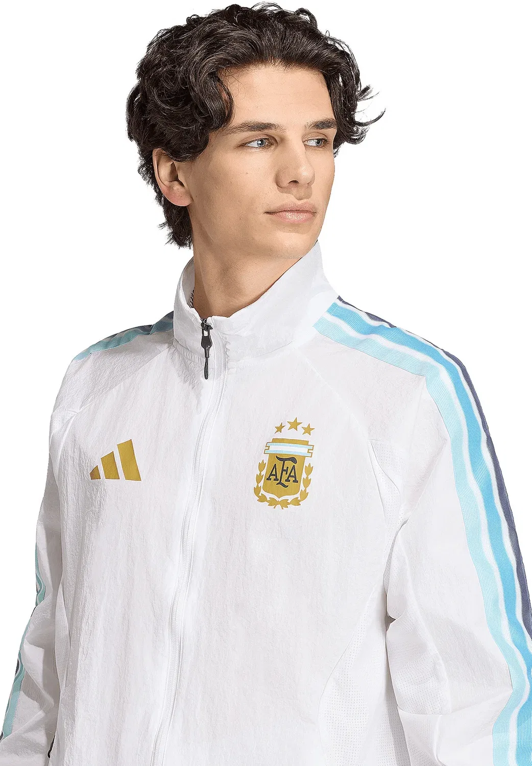 Реплики куртки аргентинского гимна Афа - куртка - тренировочная куртка Adidas Performance, Weiss — фото 3