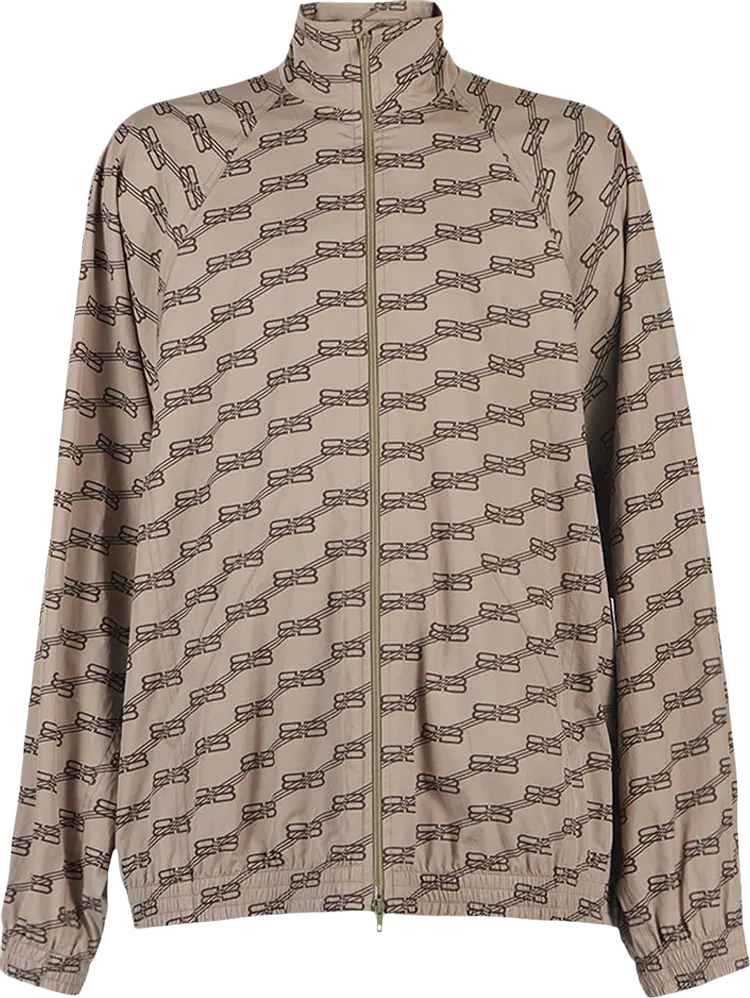 

Куртка Balenciaga BB Monogram Tracksuit Jacket 'Beige/Brown', загар, Серый, Куртка Balenciaga BB Monogram Tracksuit Jacket 'Beige/Brown', загар