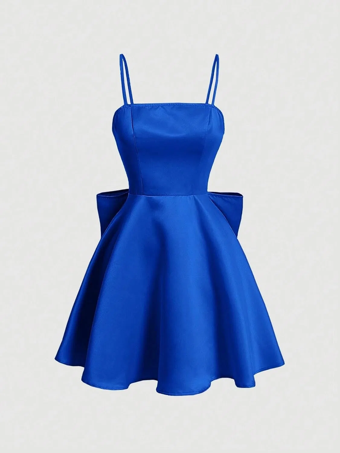 Женское повседневное платье-ками с воланами Royal Blue — фото 4