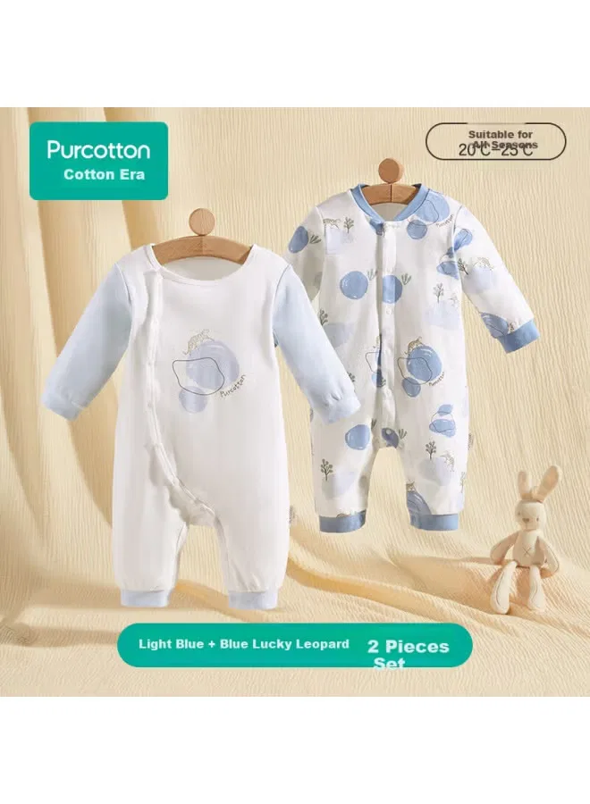 Боди-комбинезон из мягкого хлопка 2-pack размер 59 Purcotton — фото 3