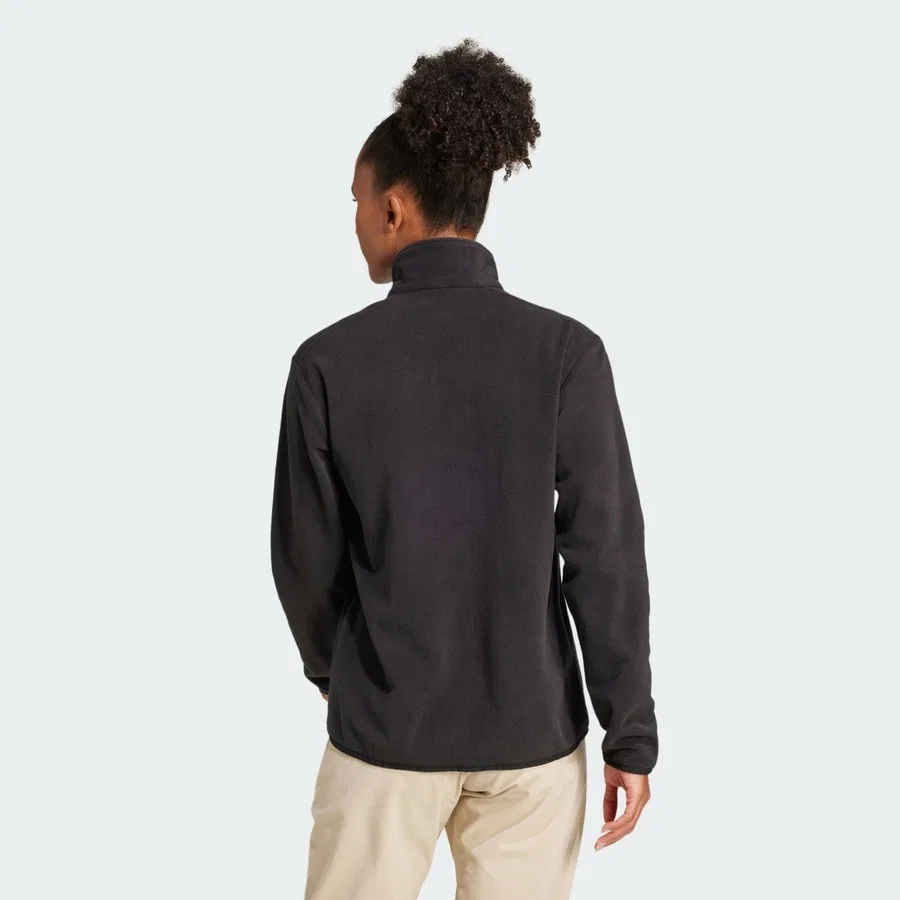 Флисовая куртка с полузастежкой-молнией TERREX JP0788 Multi Essentials adidas, Черный — фото 2
