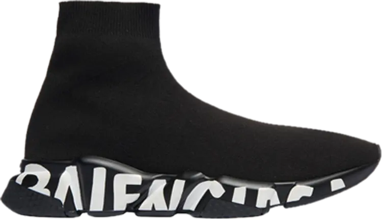 

Кроссовки Balenciaga Speed Trainer Graffiti - Black, черный