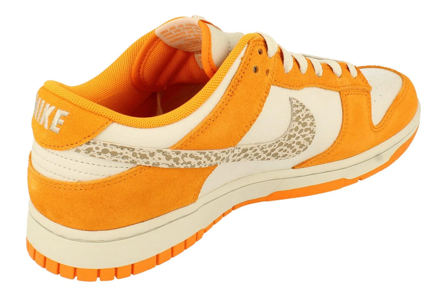 Детские повседневные кроссовки с принтом Safari Dunk Low Nike, Orange — фото 3