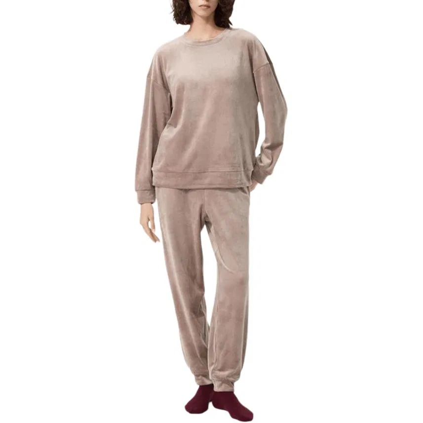 Женский костюм с круглым вырезом UNIQLO, Camel