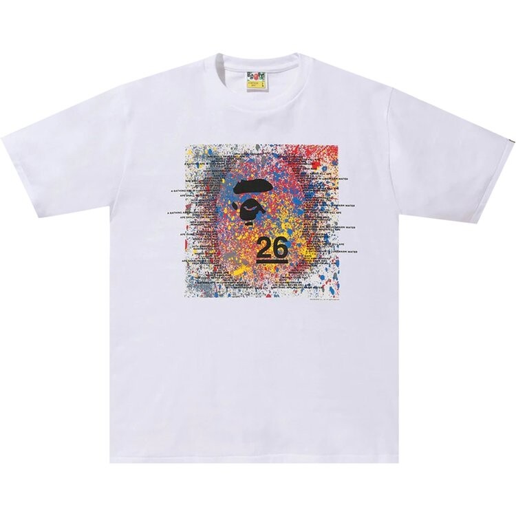 

Футболка BAPE 26th Anniversary Tee 'White', белый