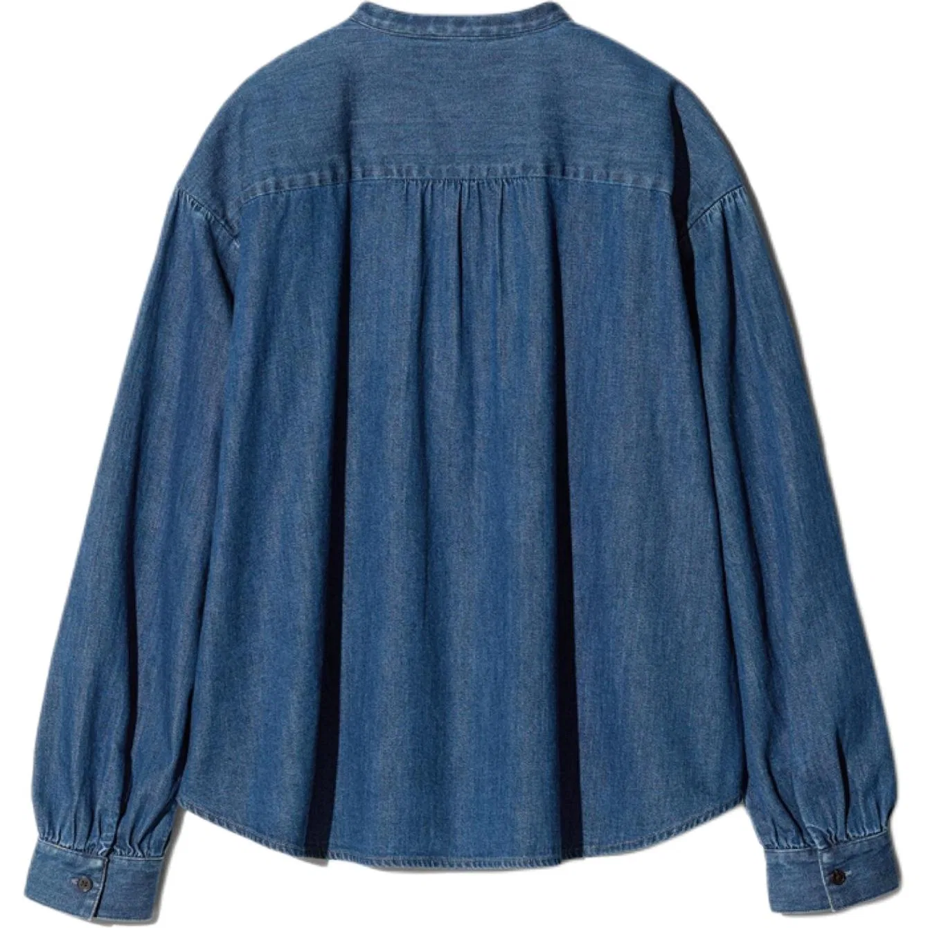 Женская рубашка с круглым вырезом Comptoir Des Cotonniers UNIQLO, Royal Blue — фото 3