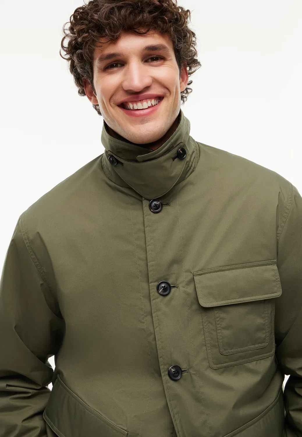 Излишки - легкая куртка Tommy Hilfiger, Ghost Fern — фото 4