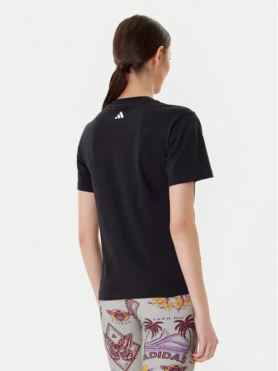 Футболка regular fit FARM Graphic Adidas, черный — фото 3
