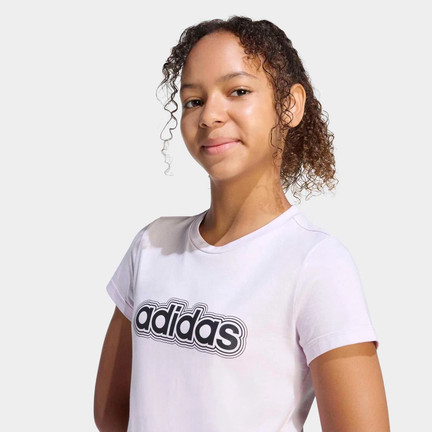 Детская футболка с длинным рукавом Adidas, Hellrosa — фото 3