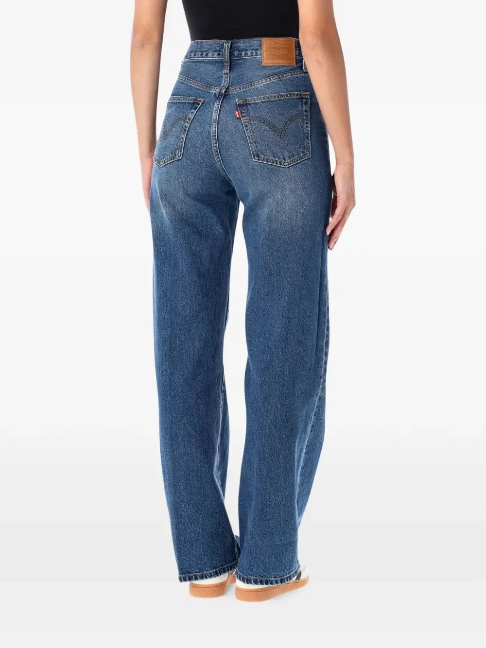 Джинсы с эффектом потертости Levi's, синий — фото 2